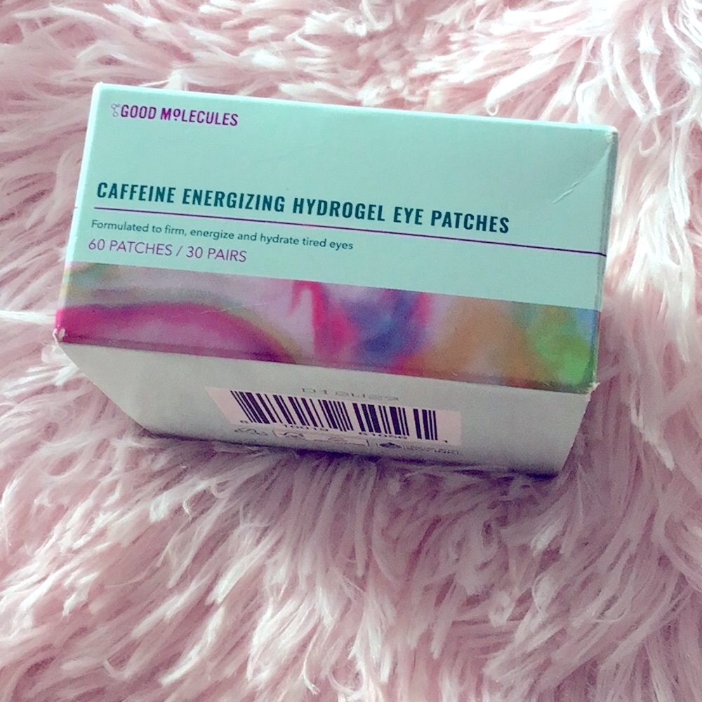 New Good Molecules Caffeine Energizing Hydrogel Eye Patches Aloe Niacinamide